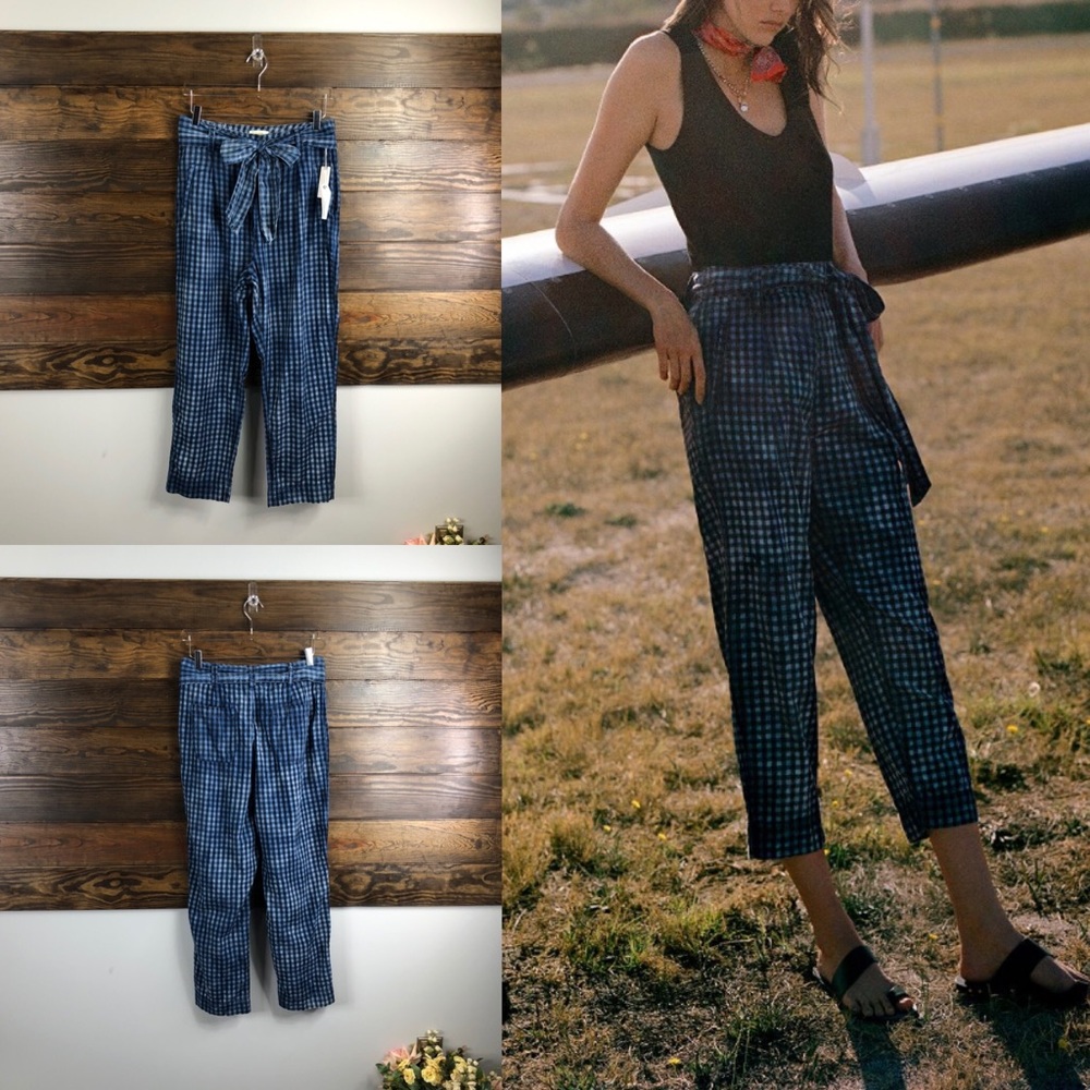Anthropologie Maeve Avryl Bleached Slim Pants 10